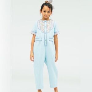 Light Blue Kids Jumpsuit